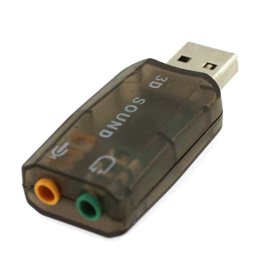 Calrad Calrad Stereo Audio Output And Microphone Input Via Usb Microphones Accessories