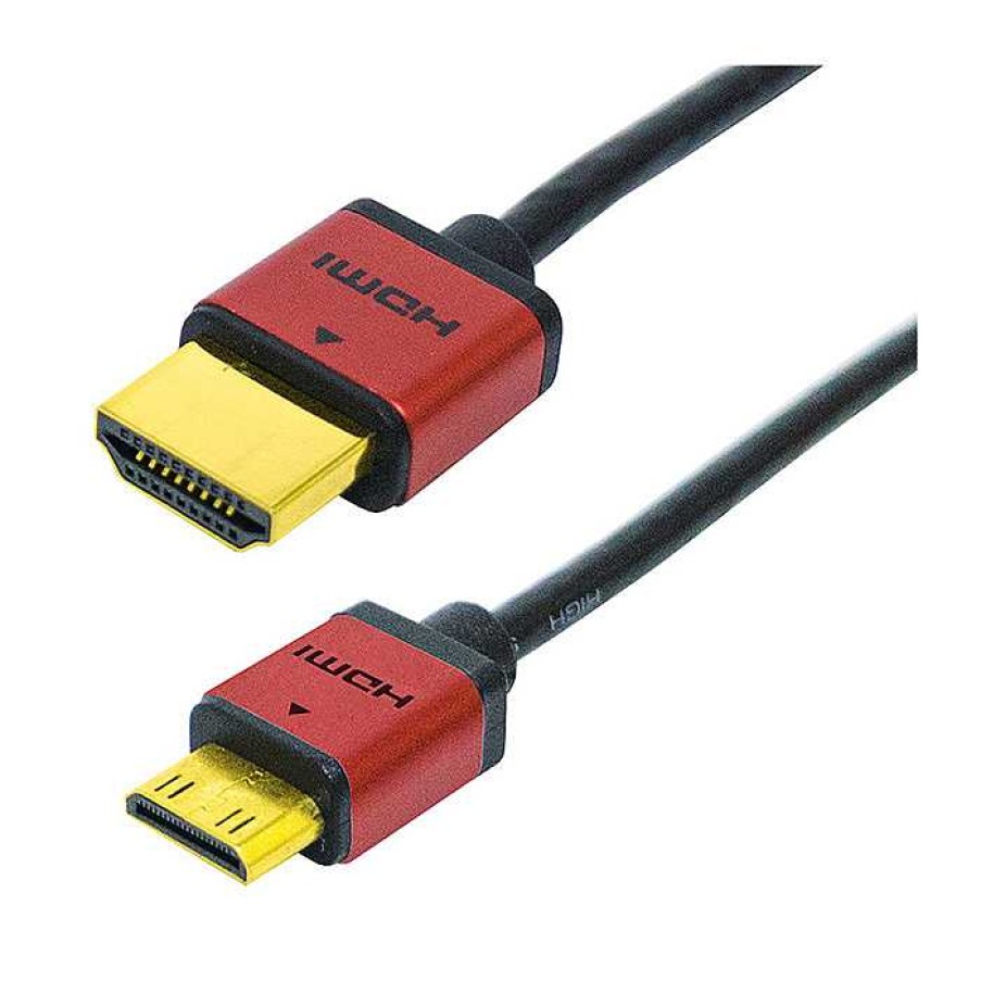 Calrad Calrad Hdmi Type A To Hdmi Mini Type C Male High Speed Ultra Slim Cable (2 M) Cables