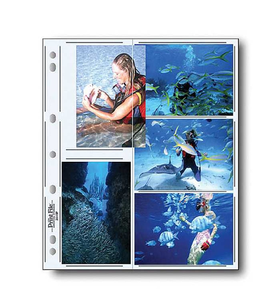 Print File Print File 35-10P Photo Pages (25 Pack) Portfolios & Archival Storage