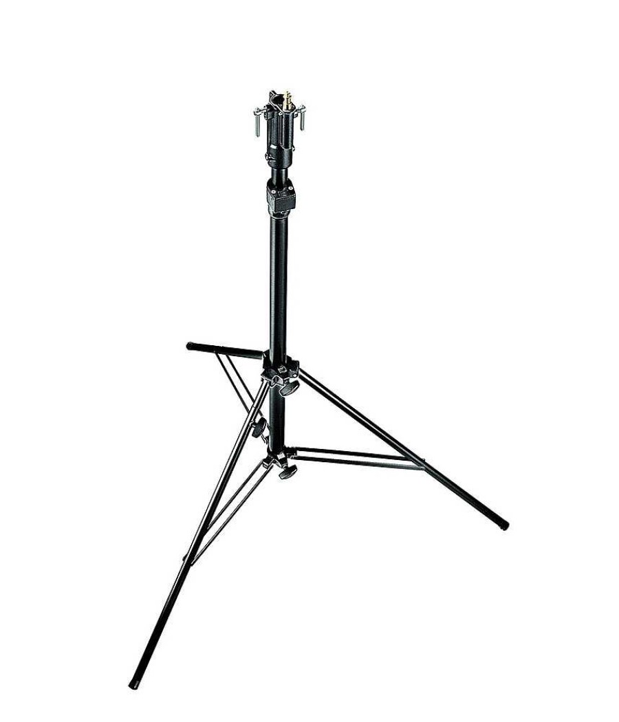 Manfrotto Manfrotto 256Buac 7 Ft. Self-Locking Air Cushioned Light Stand (Black) Light Stands