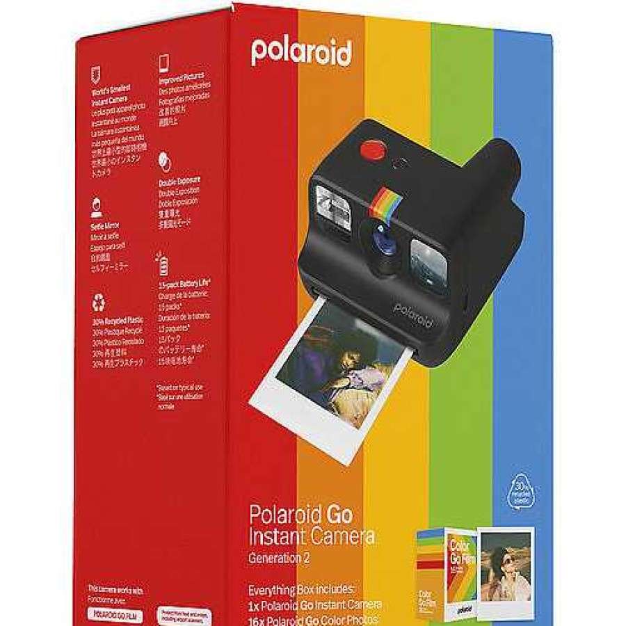 Polaroid Polaroid Go Generation 2 Instant Film Camera Everything Box (Black) Film Cameras