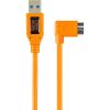 Tether Tools Tether Tools 20 In. Tetherpro Usb 3.0 To Usb 3.0 Micro-B Right Angle Adapter Cable (High-Visibilty Orange) Cables