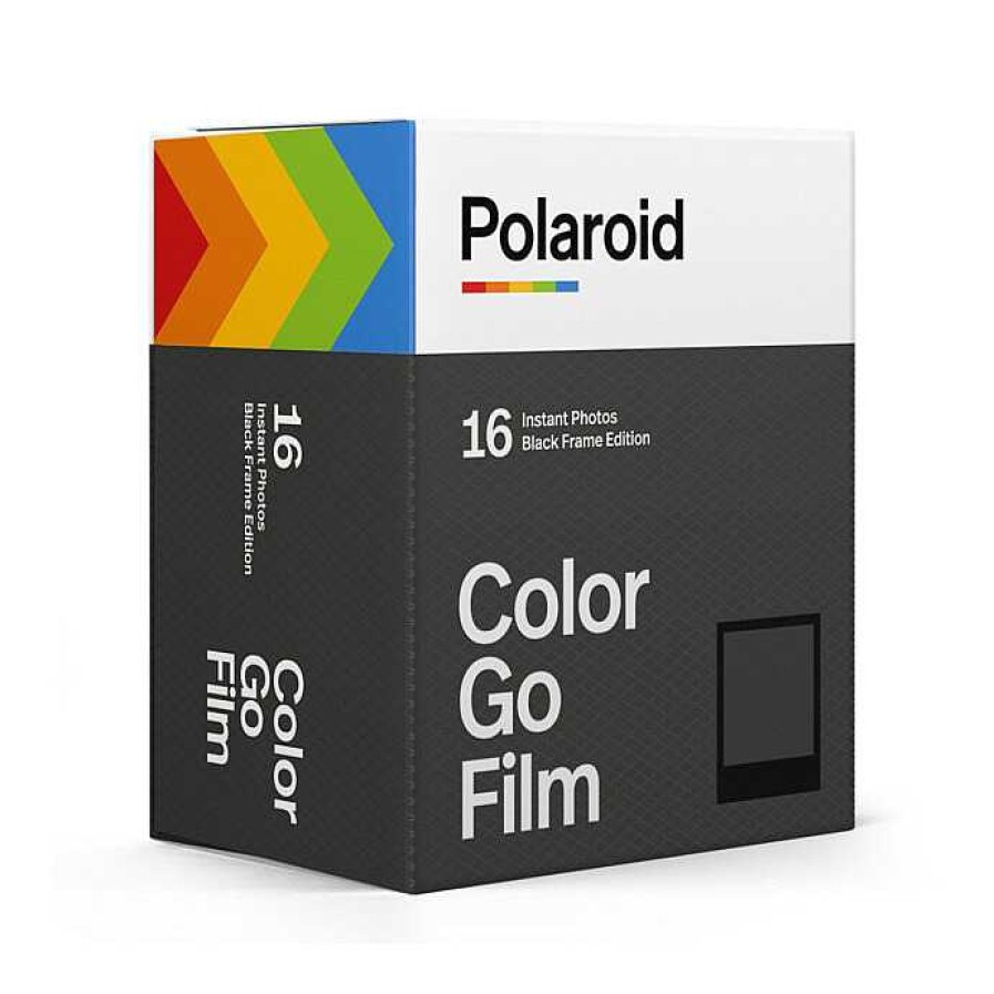 Polaroid Polaroid Go Color Instant Film (Black Frame Edition Double Pack, 16 Exposures) Film & Darkroom