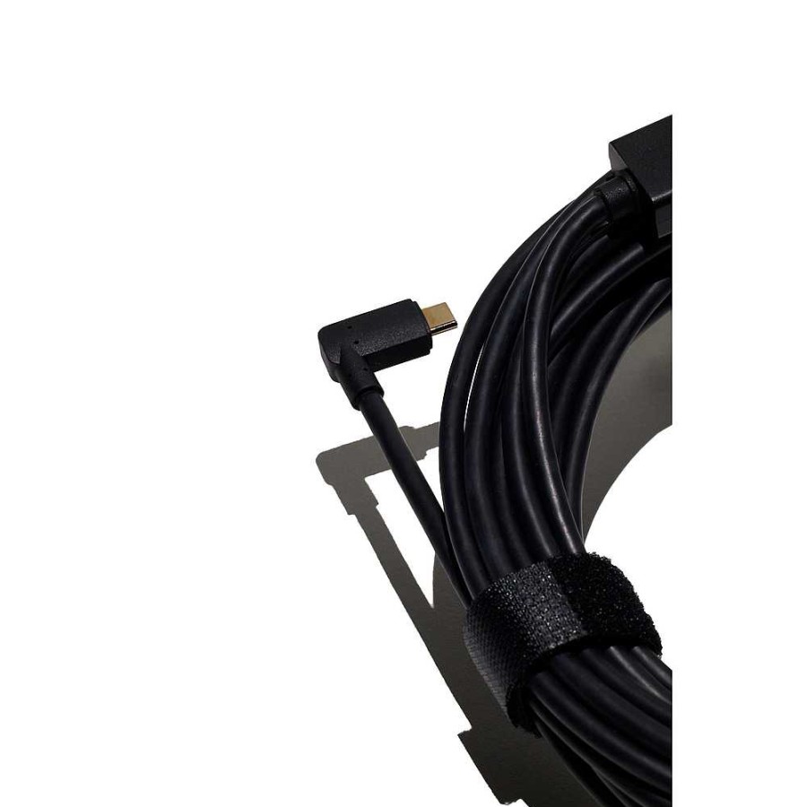 LVNA Lvna 32.8 Ft. Right Angle Usb-C To Usb-C Directional Tether Cable (Black) Cables