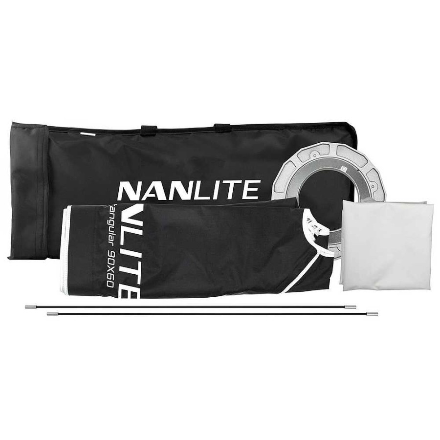 Nanlite Nanlite 90X60 Rectangular Softbox With Bowens Mount (35 X 24 In.) Rectangular Soft Boxes