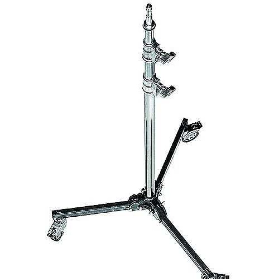 Avenger Avenger Roller Stand 17 With Folding Base (Chrome-Plated, 5.6 Ft.) Light Stands