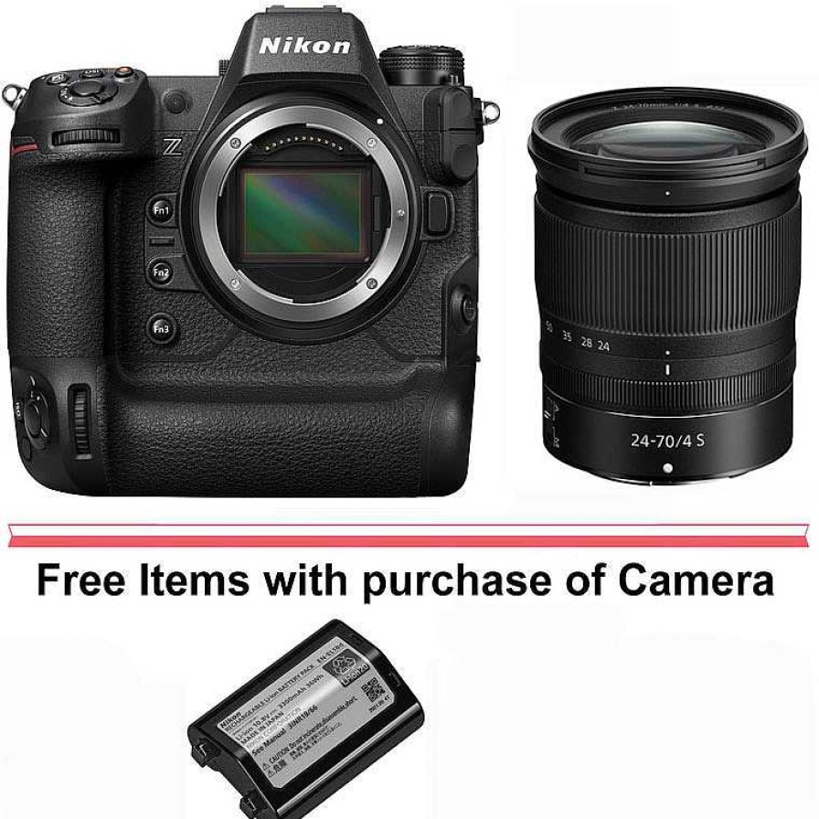 Nikon Nikon Z 9 Mirrorless Digital Camera Body With Nikkor Z 24-70Mm F/4 S Lens Mirrorless