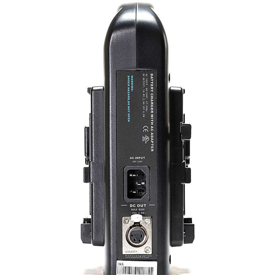 Indipro Tools Indipro Tools Dual Charger For V-Mount Batteries (16.8 Vdc, 3A) Batteries & Power