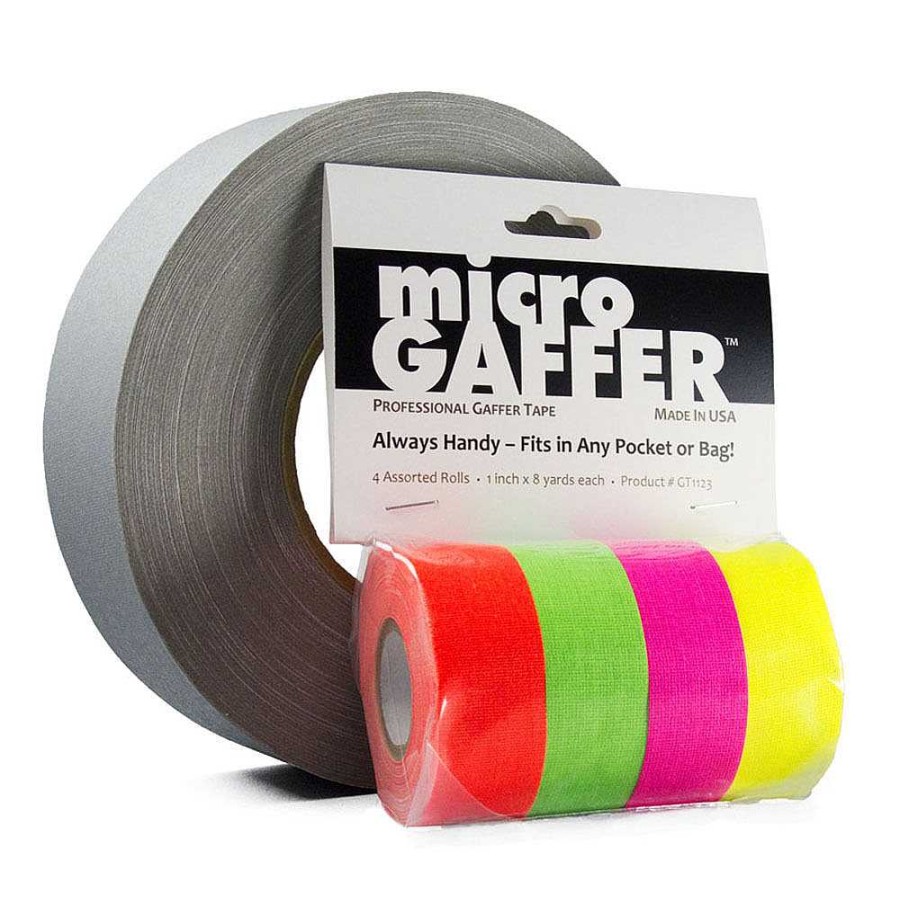 Visual Departures Visual Departures Microgaffer Fluorescent Tape Kit (4 Pack) Tape