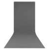 Westcott Westcott X-Drop Wrinkle-Resistant Backdrop Neutral Gray Sweep (5 X 12 Ft.) Fabric Backgrounds