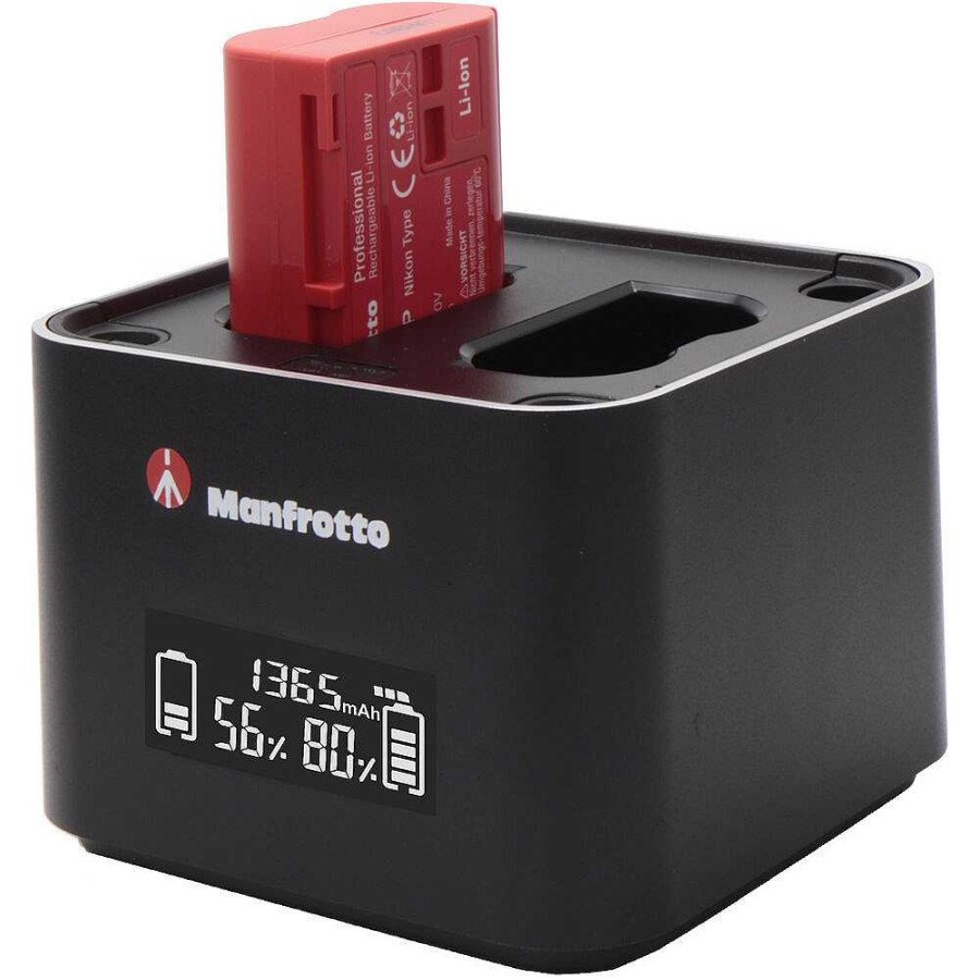 Manfrotto Manfrotto Procube Professional Twin Charger For Nikon En-El14 And The En-El15 Batteries Batteries & Adapters