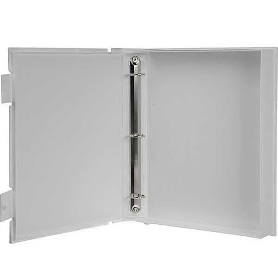 Beseler Beseler Besfile Archival Safe-T 3-Ring Binder Box, 11-5/8" X 10-1/4", White Portfolios & Archival Storage