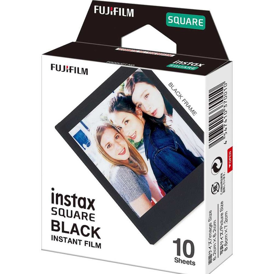 Fujifilm Fujifilm Instax Square Black Instant Film (10 Exposures) Film & Darkroom