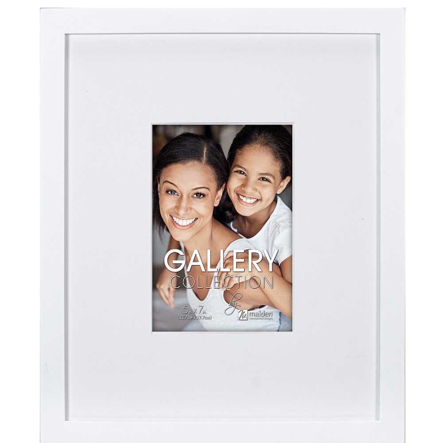 Malden Malden 5 X 7 In. Modern Picture Frame (White) Frames & Albums