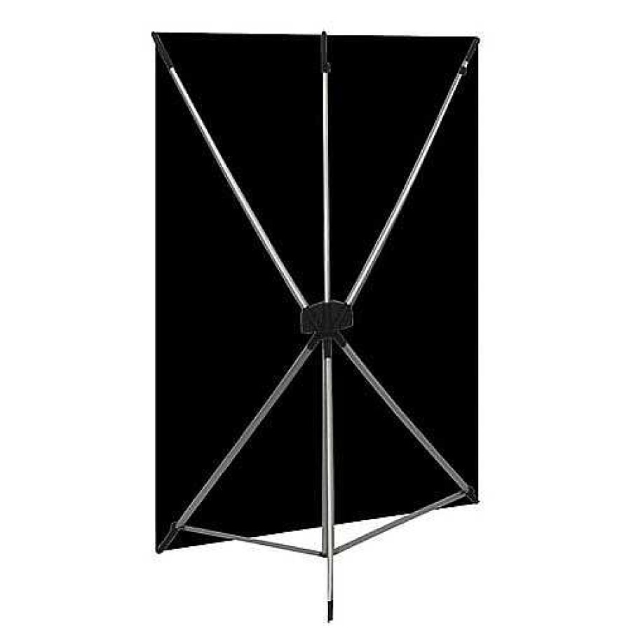 Westcott Westcott X-Drop Kit (5 X 7 Ft., Black) Collapsible Backgrounds