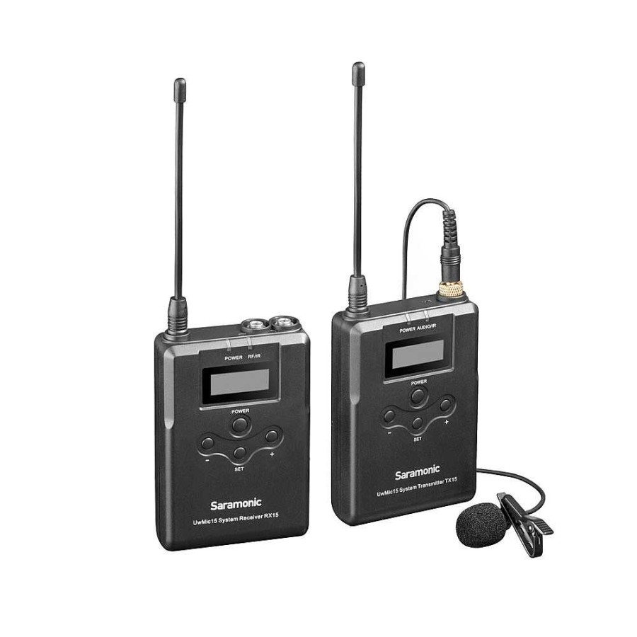 Saramonic Saramonic Uwmic15 Uhf Wireless Lavalier Microphone System (555 To 579 Mhz) Microphones