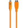 Tether Tools Tether Tools Tetherpro Usb Type-C Male To Micro-Usb 3.0 Type-B Male Cable (15 Ft., Orange) Cables