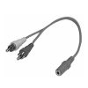 Calrad Calrad 3.5Mm Stereo Jack To Dual Rca Plugs Audio Cables