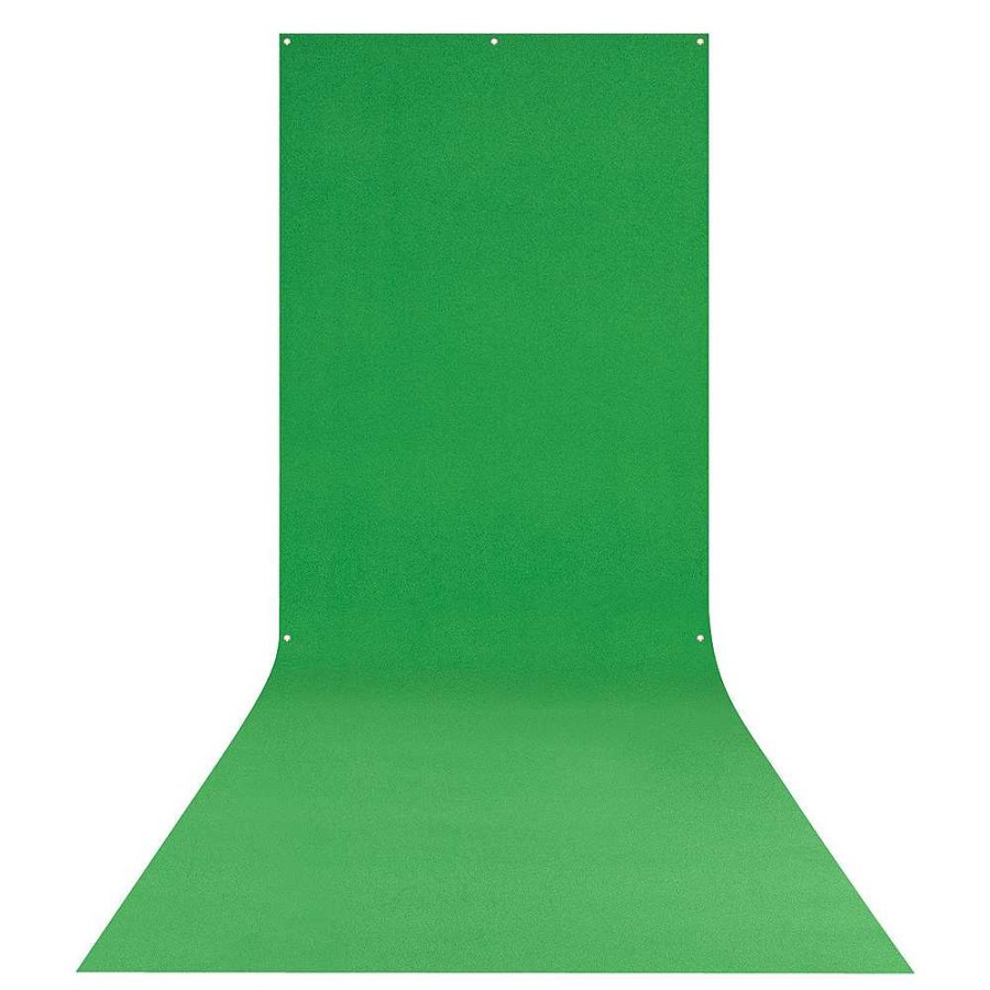 Westcott Westcott X-Drop Wrinkle-Resistant Backdrop Chroma-Key Green Sweep (5 X 12 Ft.) Chroma Key Backgrounds