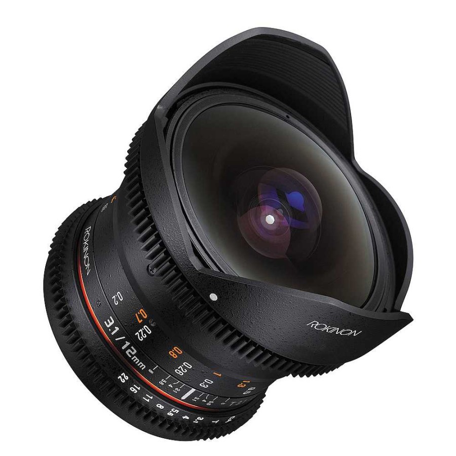 Rokinon Rokinon 12Mm T3.1 Ed As If Ncs Umc Cine Ds Fisheye Lens For Sony E-Mount Digital Cinema Lenses