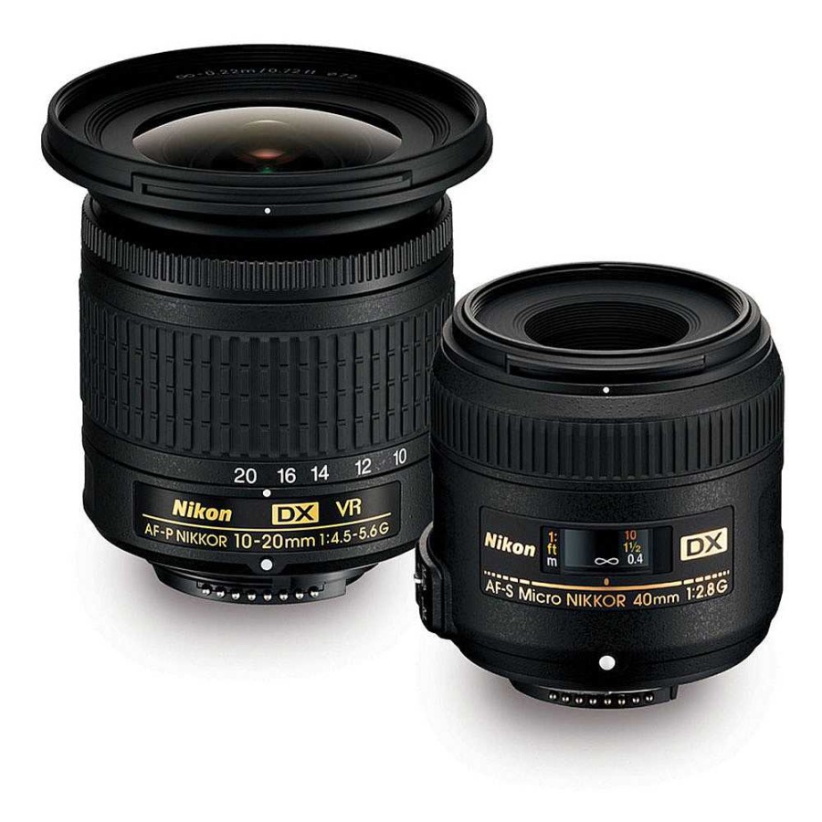 Nikon Nikon Landscape & Macro 10-20Mm F/4.5-5.6 & 40Mm F/2.8 Two Lens Kit Macro Lenses