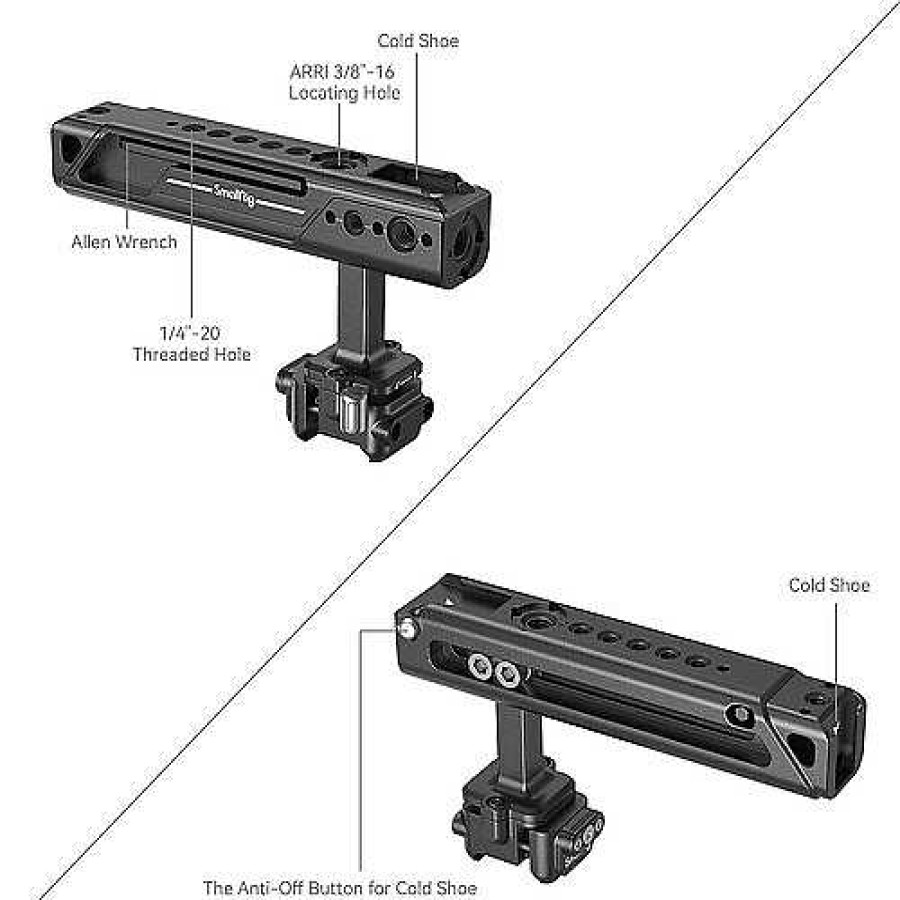 SmallRig Smallrig Snap-On Quick Lock Nato Top Handle Video Stabilization