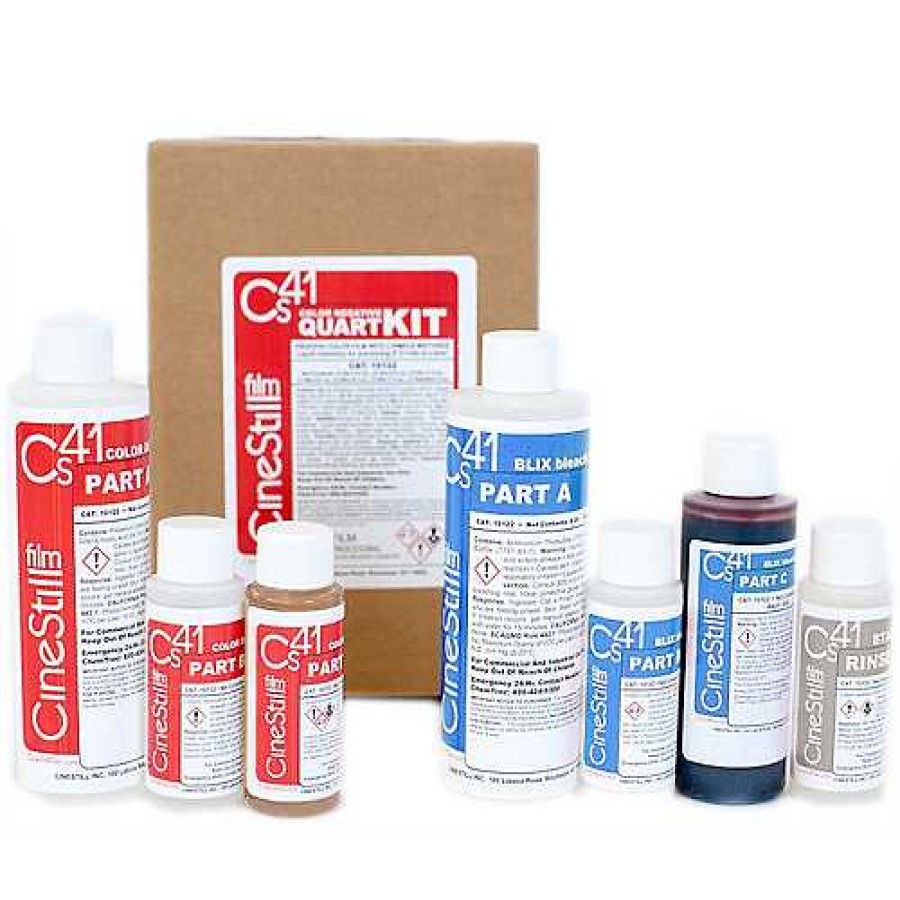 Cinestill Film Cinestill Film Cs41 C-41 Color Negative Film Liquid Developing Kit (To Make 32 Oz) Film & Darkroom