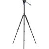 Benro Benro A2883F Reverse-Folding Aluminum Travel Tripod With S4Pro Fluid Video Head Video Tripods & Supports