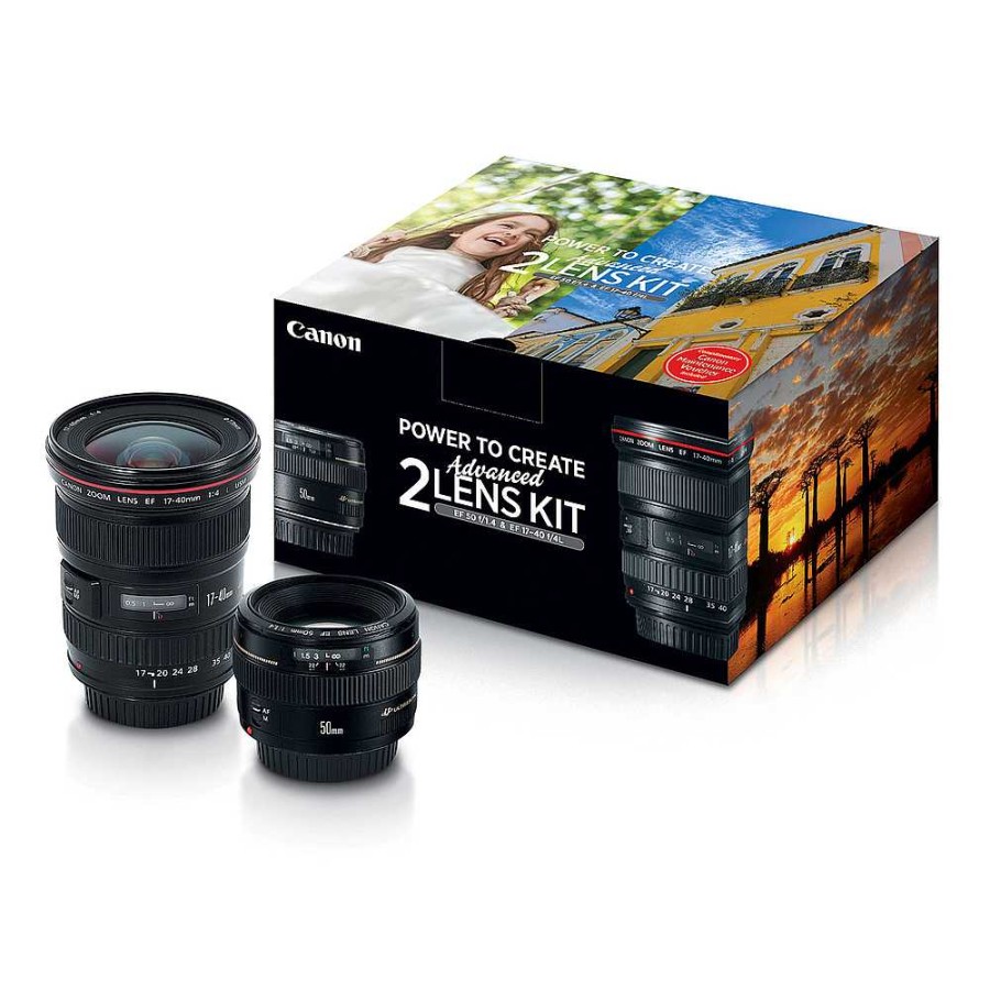 Canon Canon Advanced Two Lens Kit With 50Mm F/1.4 And 17-40Mm F/4L Lenses Zoom Lenses