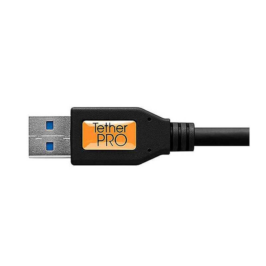 Tether Tools Tether Tools Tetherpro Usb 3.0 To Usb-C (15 Ft. Black) Cables