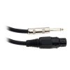 Calrad Calrad Mig 1/4 In. Mono Male To Female Xlr Microphone Cable (25 Ft.) Audio Cables