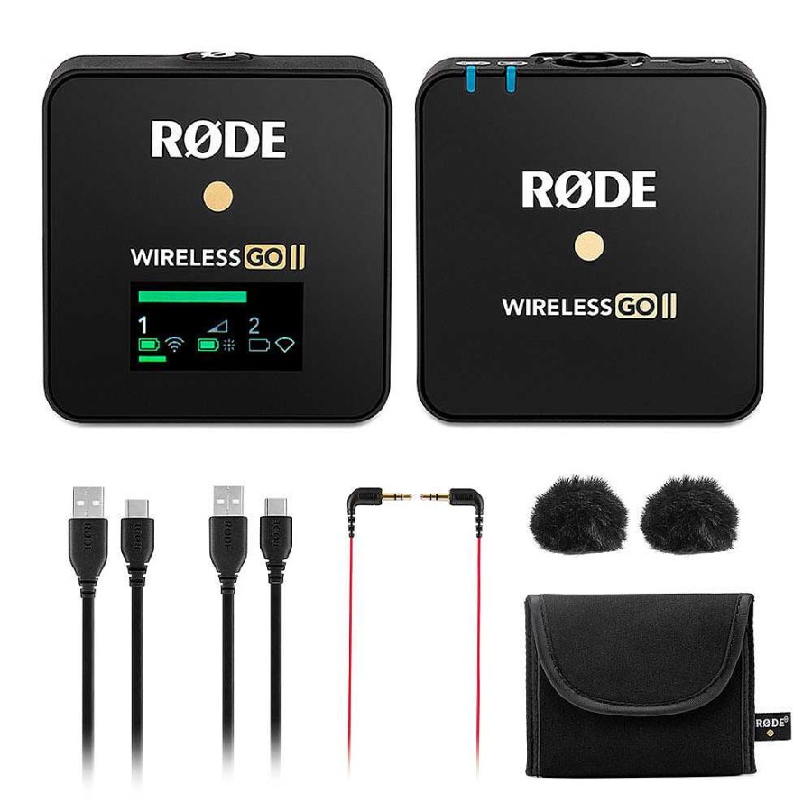 Rode Microphones Rode Microphones Wireless Go Ii Single Compact Digital Wireless Microphone System/Recorder (2.4 Ghz) Microphones