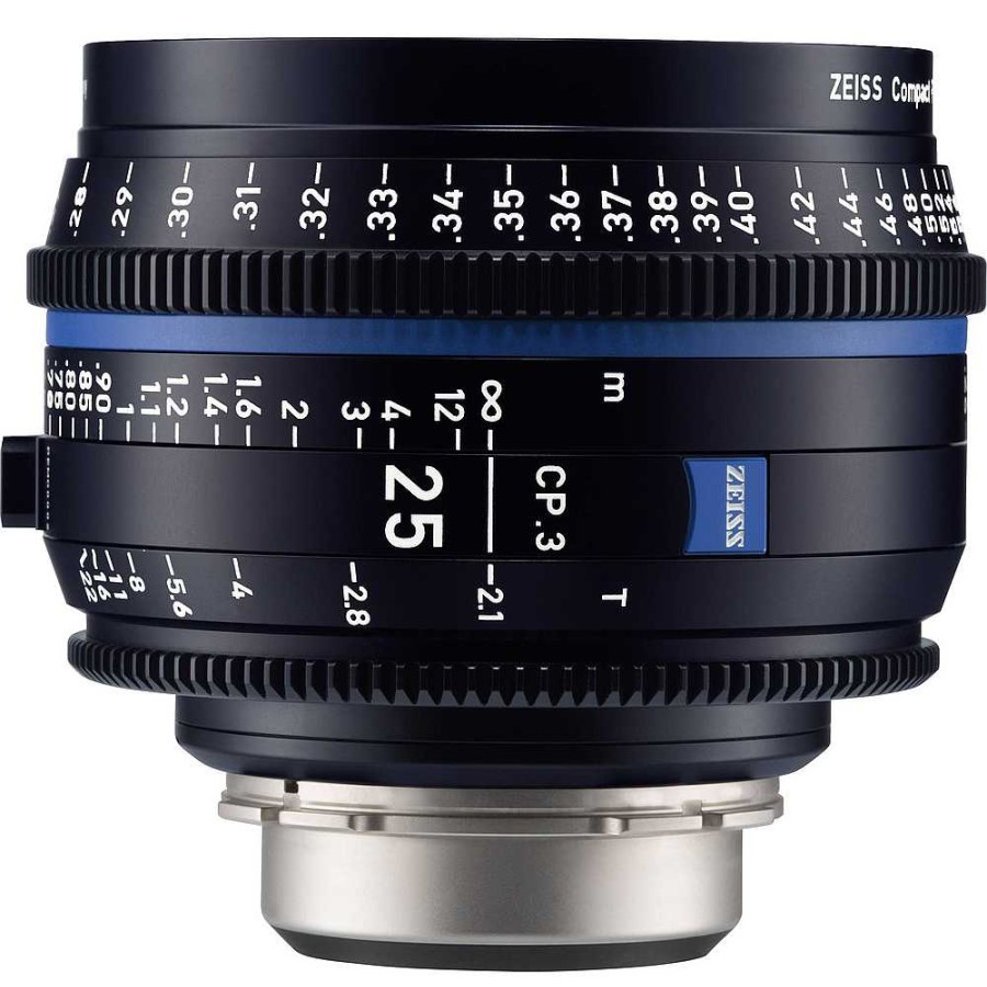 Zeiss Zeiss Cp.3 25Mm T2.1 Compact Prime Lens (Canon Ef Mount, Feet) Digital Cinema Lenses