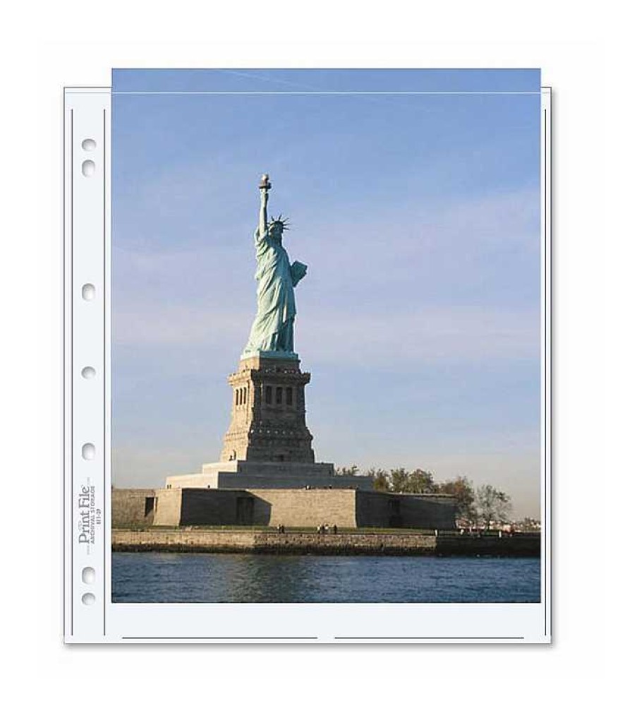 Print File Print File 811-2P 8.5X11 In. Photo Pages (25 Pack) Portfolios & Archival Storage