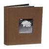 Pioneer Pioneer 4 X 6 Natural Colors Fabric Mocha Photo Album Frames & Albums