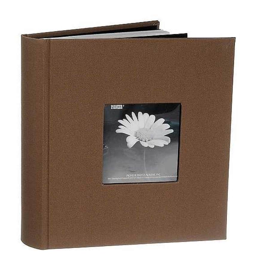 Pioneer Pioneer 4 X 6 Natural Colors Fabric Mocha Photo Album Frames & Albums