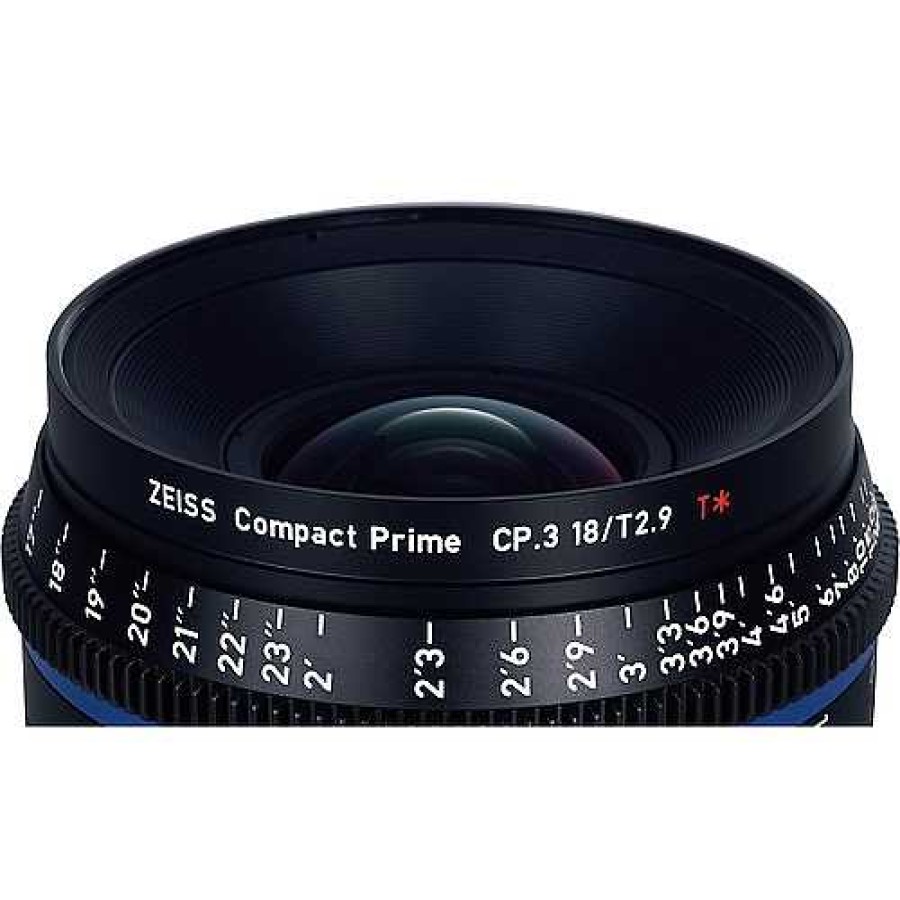 Zeiss Zeiss Cp.3 18Mm T2.9 Compact Prime Lens (Pl Mount, Feet) Digital Cinema Lenses