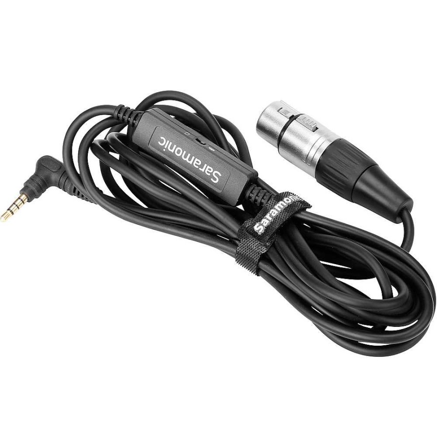 Saramonic Saramonic Sr-Xlr35 Xlr Female To 3.5Mm Trrs Microphone Cable For Dslr Cameras And Smartphones (19.7 Ft.) Audio Cables