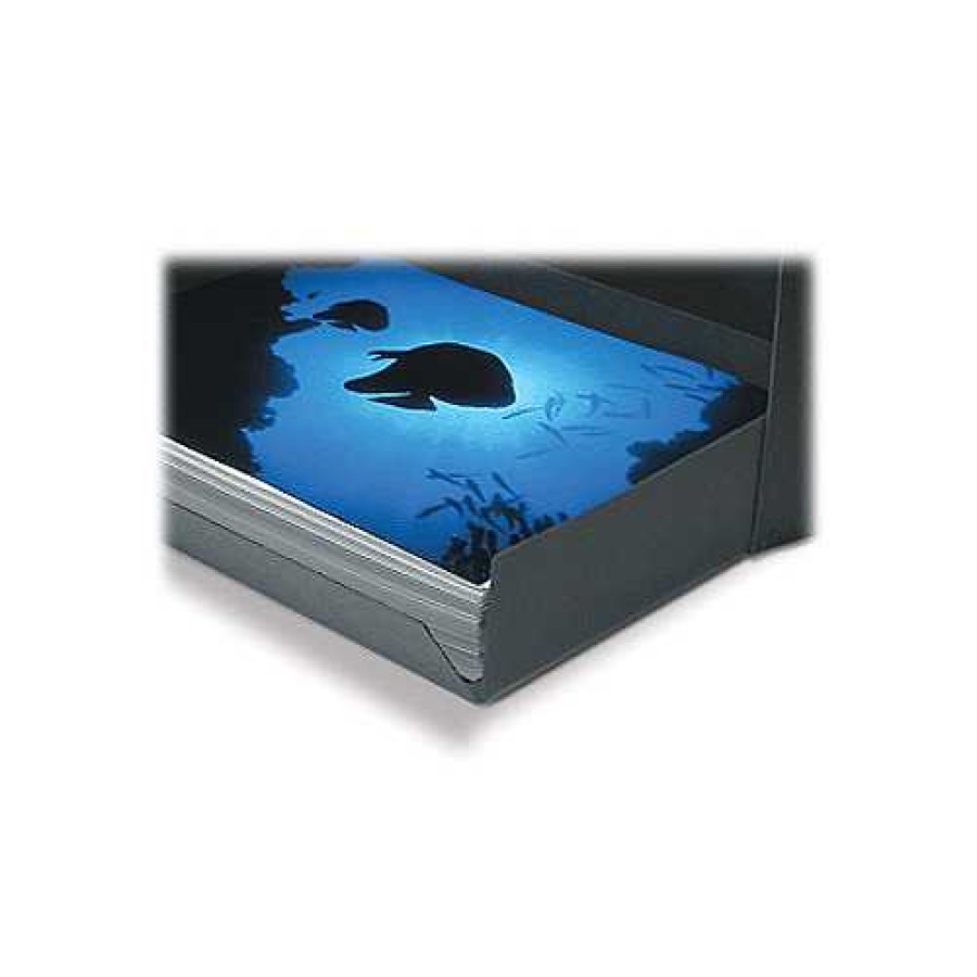 Print File Print File 14X18, 3In. Deep, Drop-Front Box - Black Portfolios & Archival Storage