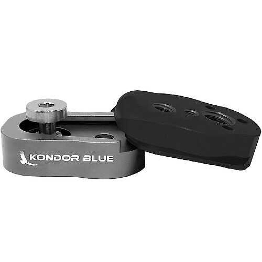 Kondor Blue Kondor Blue Mini Quick Release Plate For Monitors & Magic Arms (Raven Black) Video Tripods & Supports