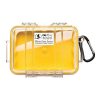 Pelican Pelican 1020 Micro Hard Case (Clear Yellow) Equipment Cases & Bags