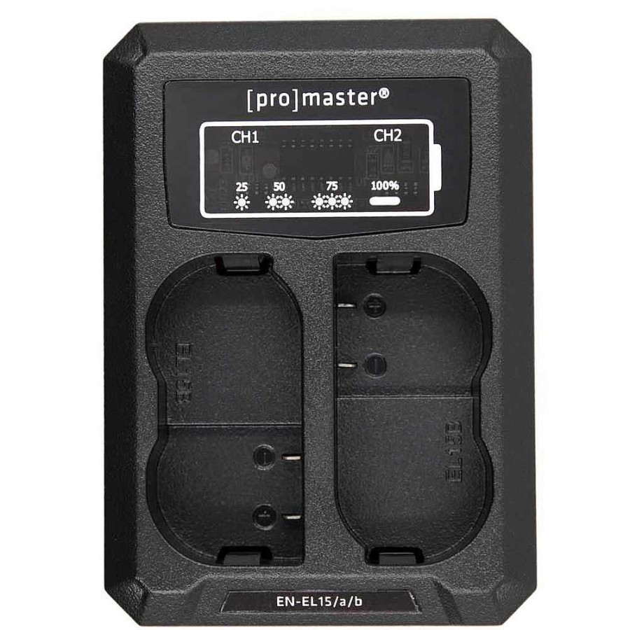 Promaster Promaster Dually Charger For Nikon En-El15, En-El15A, And En-El15B Batteries & Adapters