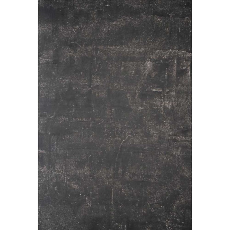 Gravity Backdrops Gravity Backdrops 8.9 X 19.7 Ft. Hand Painted Classic Collection Canvas Distressed Texture Backdrop (Mid Gray) Fabric Backgrounds