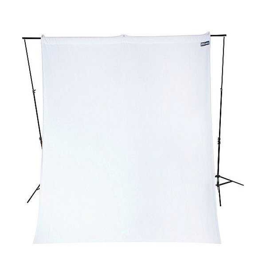 Westcott Westcott 9 X 10 Ft. Wrinkle-Resistant Cotton Backdrop (Hi Key White) Fabric Backgrounds