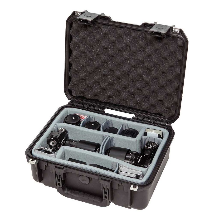 SKB Cases Skb Cases Iseries Case W/Think Tank Designed Photo Dividers & Lid Foam (Black) Camera System Cases