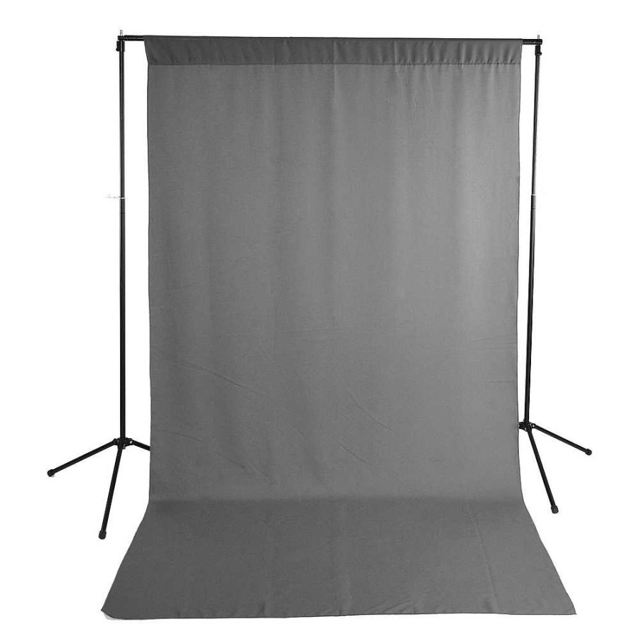 Savage Savage 5X9 Ft. Wrinkle-Resistant Poly Background (Gray) Fabric Backgrounds