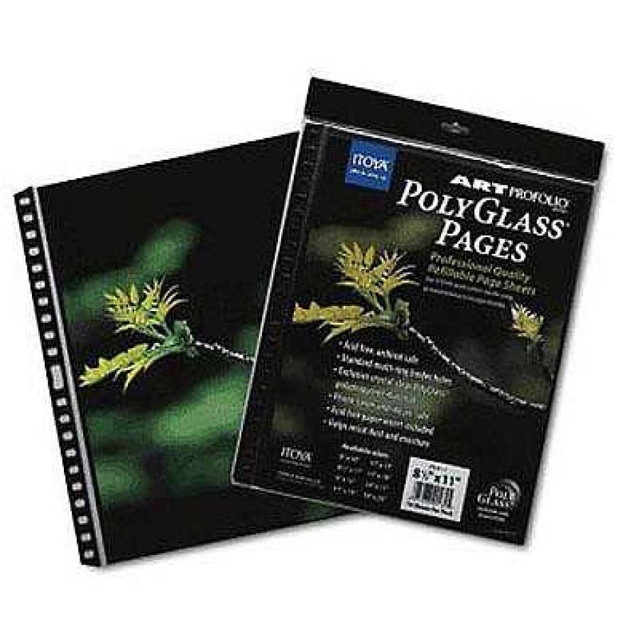 Itoya Itoya 14 X 11" Art Profolio Pollyglass Pages (10 Pages) Portfolios & Archival Storage