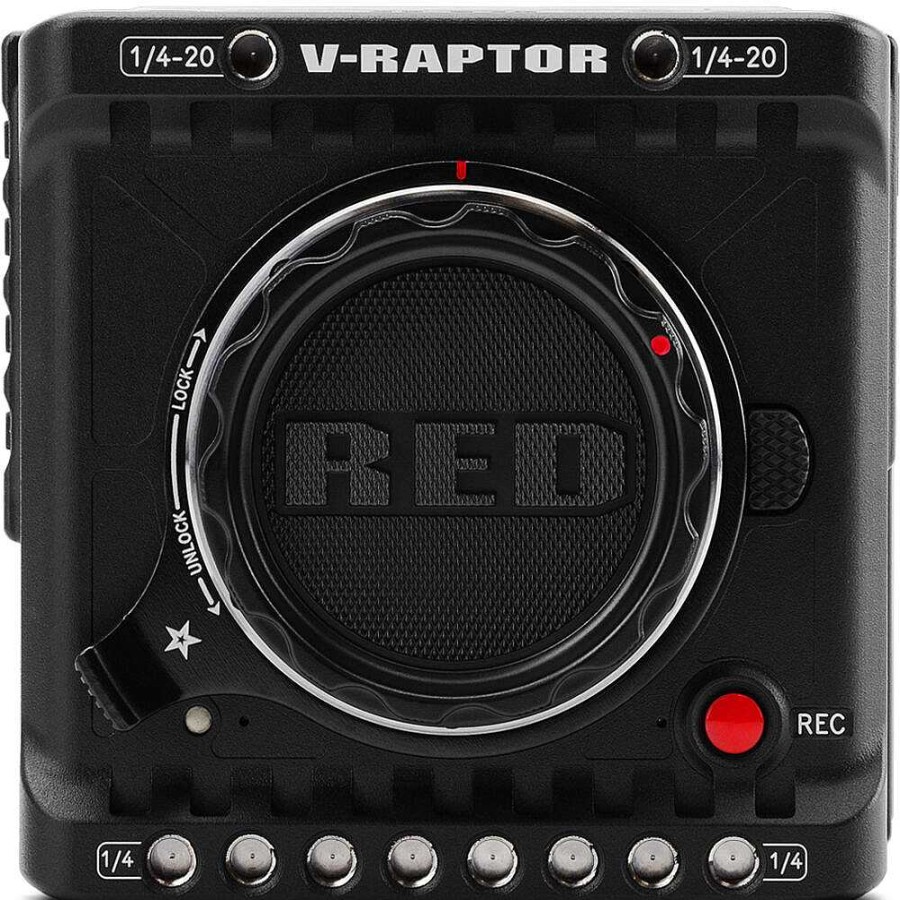 RED Digital Cinema Red Digital Cinema V-Raptor 8K Vv + 6K S35 Dual-Format Dsmc3 Camera (Canon Rf, Black) Digital Cinema Cameras