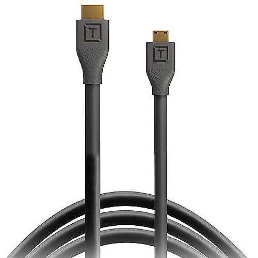 Tether Tools Tether Tools 3 Ft. Tetherpro Mini-Hdmi To Hdmi Cable With Ethernet (Black) Cables