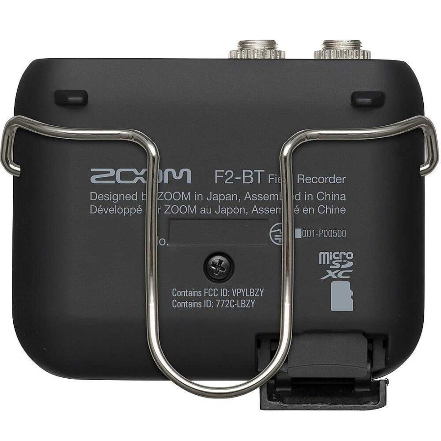 Zoom Zoom F2-Bt Ultracompact Bluetooth-Enabled Portable Field Recorder With Lavalier Microphone Digital Audio Recorders